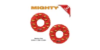 Mighty Medium Ring Red, 2 Pack Dog Toy