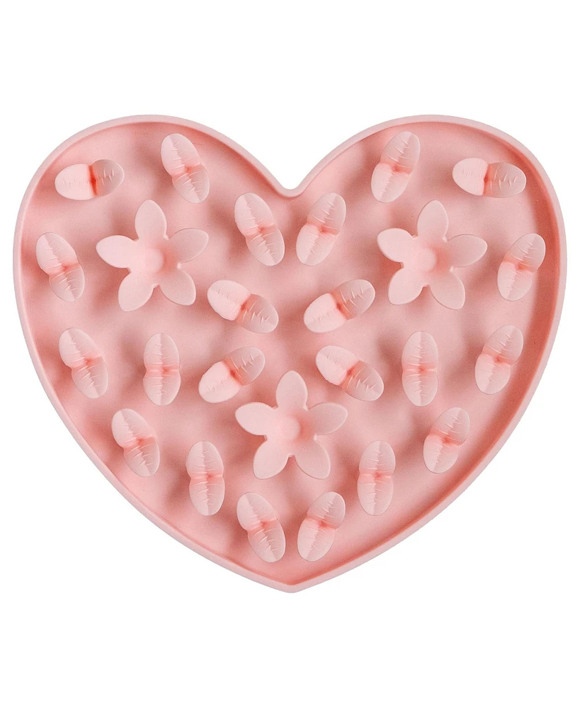 Enrichment Snuffle Mat: Blush Pink Heart