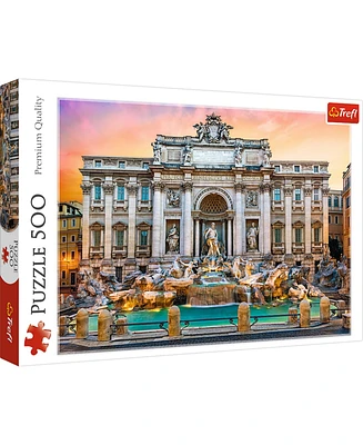 Trefl Red 500 Piece Puzzle - Fontanna di Trevi, Rome