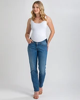 Pietro Brunelli Maternity Loose Fit & Elastic Waist Boyfriend Jeans