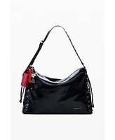 Desigual Women's Large shiny woven bag