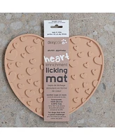 Enrichment Lick Mat: Blush Pink Heart
