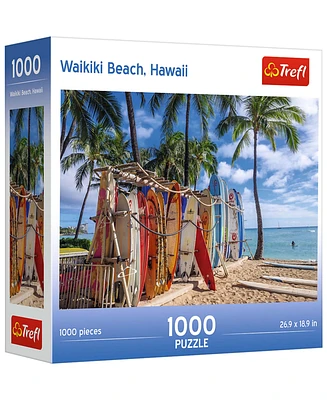 Trefl Red 1000 Piece Puzzle - Waikiki Beach