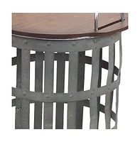 Round Accent Table – Minimalist and Durable Construction