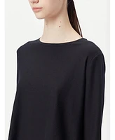 Gobi Cashmere Women's Boatneck Cotton Silk Blend Sweater
