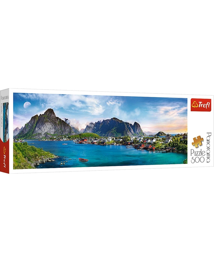 Trefl Red 500 Piece Panorama Puzzle - Lofoten Archipelago, Norway / Fotolia