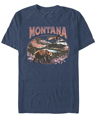 Fifth Sun Men's Montana Landscape Short Sleeve T-Shirt