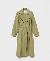 Mango Women's Soft Belt Trench Coat