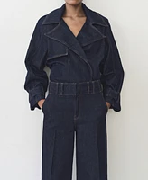 Mango Women's High-Waist Flared Denim Jeans