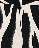 Mango Women's Zebra Print Straight Trousers