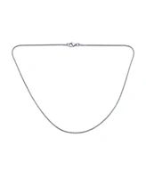 Bling Jewelry Strong 1.5MM Silver Tone Stainless Steel Thin Magic 8 Sided Snake Chain Necklace 16 18 20 24 30 Inch