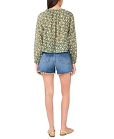 Vince Camuto Women's Floral-Print Off-The-Shoulder Blouse
