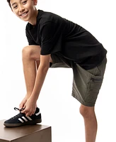 Ring of Fire Big Boys Harley Stretch Tech Fabric Pull-On Cargo Shorts with Moto Detailing
