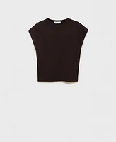 Mango Women's Sleeveless Fine Knit Sweater
