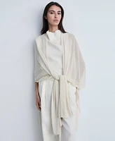 Mango Women's Fine Knit Long Cardigan Sweater