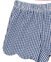 Rare Editions Baby Girls 2-Piece Americana Top and Seersucker Shorts Set