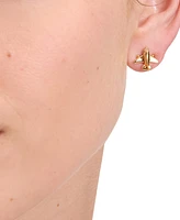 kate spade new york Gold-Tone Out of Office Airplane Stud Earrings