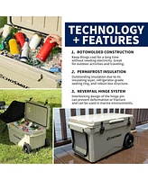 EchoSmile 75 Quart Rotomolded Cooler, Built to Stand up The Rigors of Journey