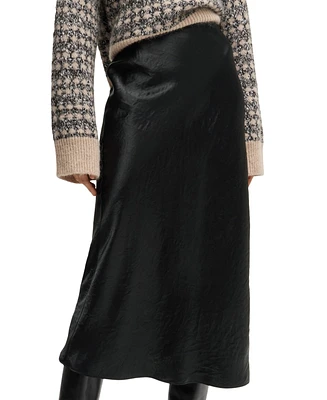 Boss by Hugo Boss Women's Crinkled Midi-Length Skirt