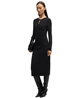 Boss by Hugo Boss Women's Keyhole Neckline Dress