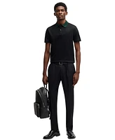 Boss by Hugo Men's Mercerized-Cotton Slim-Fit Polo