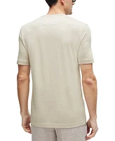 Boss by Hugo Men's Mixed Structures Regular-Fit T-Shirt