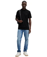Boss by Hugo Men's Slim-Fit Stretch-Cotton Logo Patch Polo Shirt