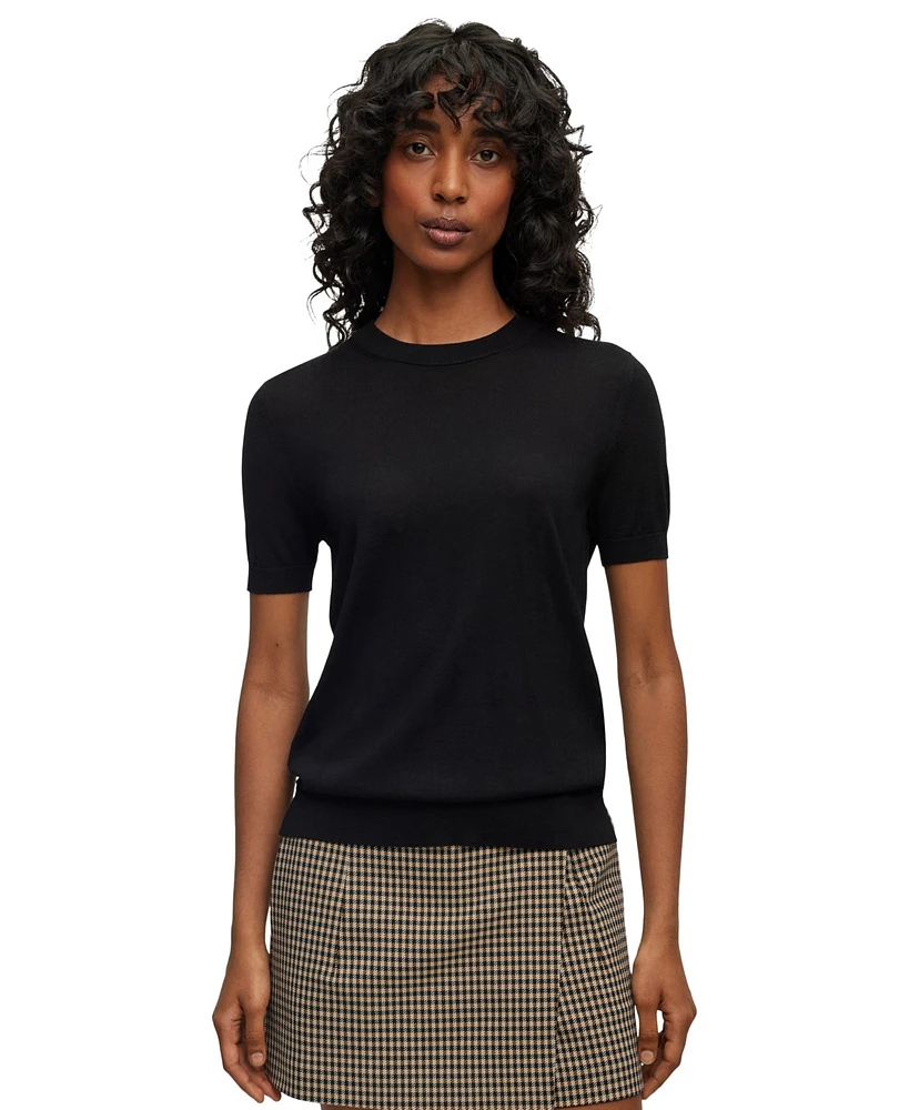 Boss by Hugo Boss Women's Short-Sleeved Sweater