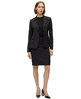 Boss by Hugo Women's Wool Slim-Fit Pencil Skirt