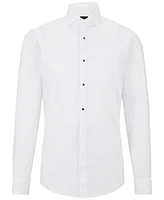 Boss by Hugo Men's Easy-Iron Stretch-Cotton Poplin Slim-Fit Dress Shirt