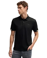 Boss by Hugo Boss Men's Regular-Fit Rubberized Logo Polo Shirt