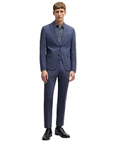 Boss by Hugo Men's Floral Print Slim Fit Dress Shirt
