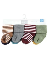 Hudson Baby Boys Cotton Rich Terry Socks 16-Pack