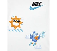 Nike Little Kids Just Believe T-Shirt & Shorts, 2 Piece Set