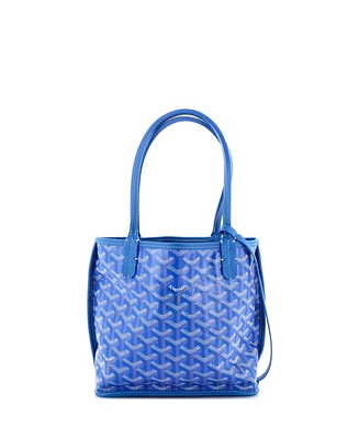 Pre-Owned Goyard Mini Anjou Reversible Tote Coated Canvas