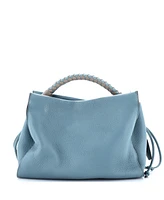 Pre-Owned Mulberry Medium Iris Shoulder Bag Leather with Braided Detail