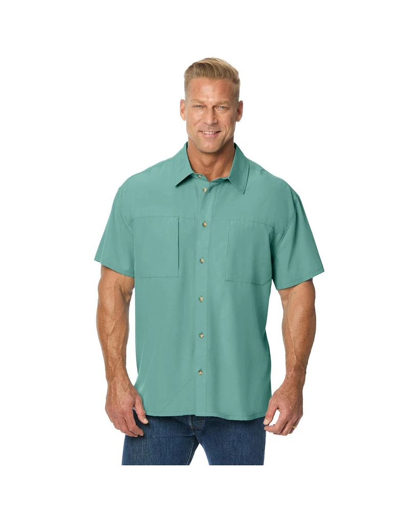 KingSize Big & Tall Double Pocket Short Sleeve Performance Shirt