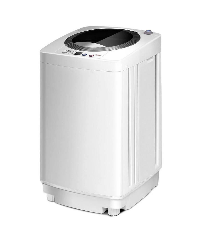 Portable 7.7 lbs Automatic Laundry Washing Machine with Drain Pump
