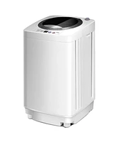 Portable 7.7 lbs Automatic Laundry Washing Machine with Drain Pump
