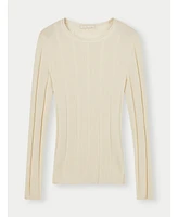 Gobi Cashmere Juniors' C-Neck Sweater