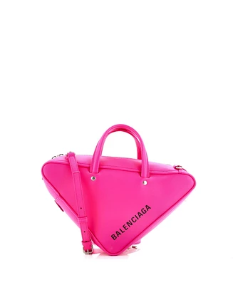 Pre-Owned Balenciaga Small Triangle Duffle Bag Leather