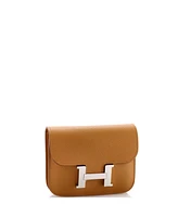 Pre-Owned HERMES Constance Slim Wallet Epsom