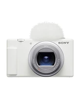 Sony Sony Zv-1 Ii Vlog Camera for Content Creators and Vloggers, Bundle With Extra Battery, Smart Charger With Screen, 64GB Sd Card, Slinger Camera Ba