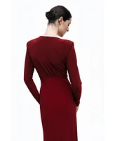 Nocturne Women's Maxi Dress with Twirl Detail