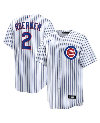 Nike Men's Nico Hoerner White Chicago Cubs Replica Player Jersey