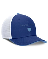 Nike Men's Royal Toronto Blue Jays Rise Diamond Plate Performance Trucker Flex Hat