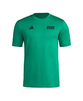 Adidas Men's Green Austin Fc Local Wrap T-Shirt