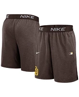 Nike Men's Brown San Diego Padres Authentic Collection Performance Knit Shorts