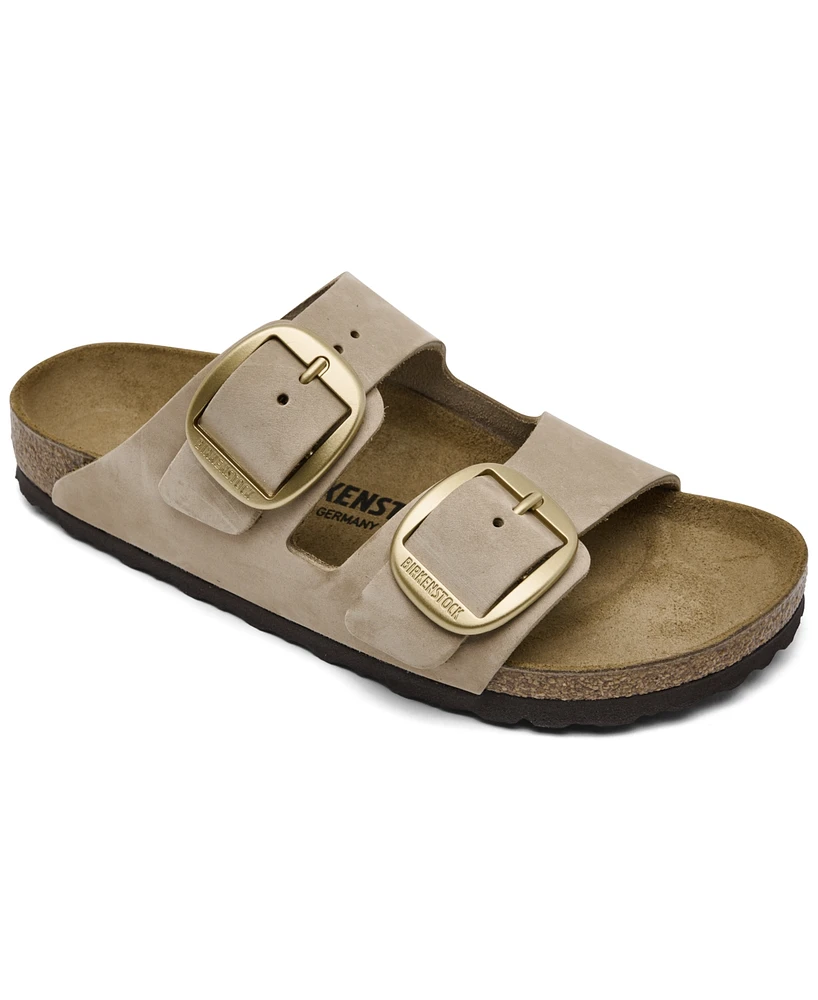 Birkenstock Women's Arizona Big Buckle Oiled Leather Sandals from Finish Line