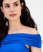 I.n.c. International Concepts Petite Off-The-Shoulder Top, Exclusively at Macy's